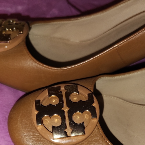 Tory Burch Camel Leather Jamey Pumps 10.5. - Picture 9 of 9